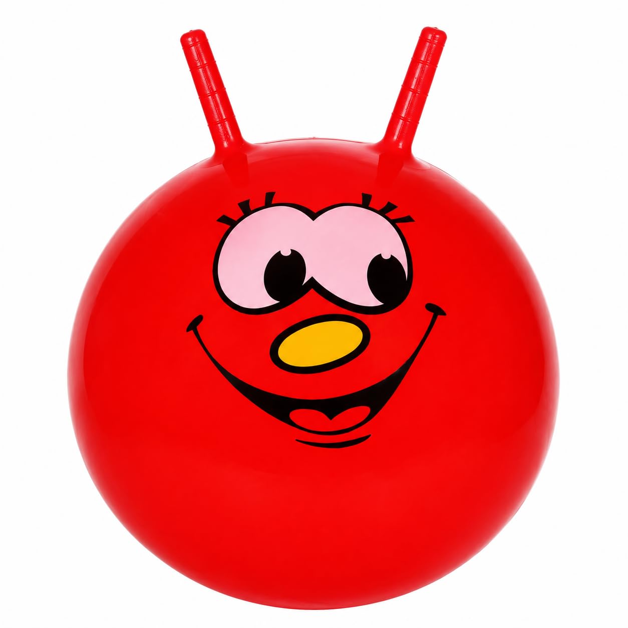 Space Hopper – Inflatable Bouncy Hopper Ball with Handles, Fun Exercise and Active Play Ball for Adults, Bright Cartoon Design