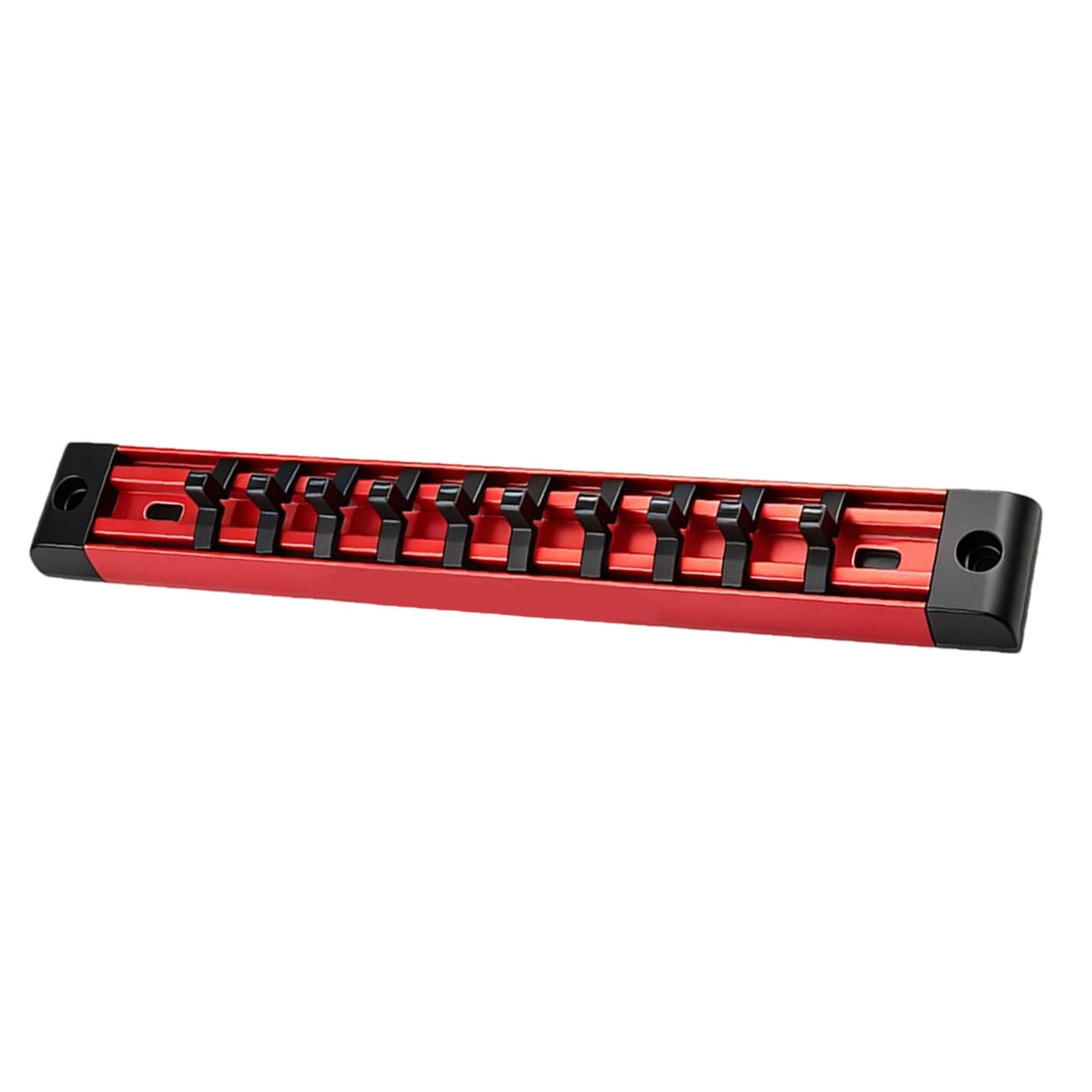 Universally Socket Organizer Rails for 1/4 3/8 1 / 2Inch Drive Strong Base Holds Tool Securely Socket Holders Organizers