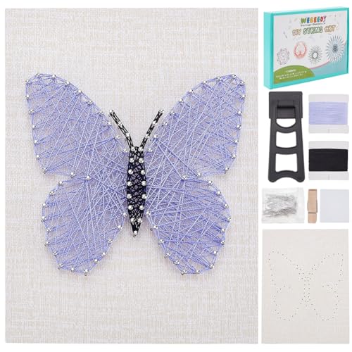 Kit artisanat adulte papillon pour créer une décoration murale faite maison