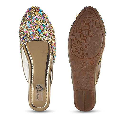 Sagun Art & Craft Present Women’s and Girl’s Handmade Punjabi Jutti | Ethnic Shoes | Traditional Flat MojariSCM-C40