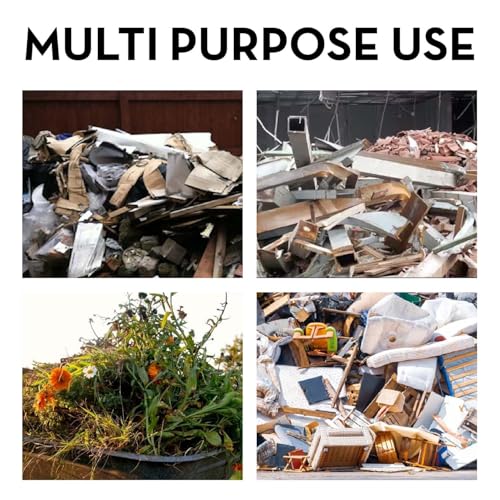 Primes DIY Rubble Sacks Heavy Duty Strong Garden Waste Bags 20" x 30"-inch, Builders Waste Bags Heavy Duty Black, 90 to 100 Microns, 30kg Capacity (10 Pack) 5 Primes DIY Rubble Sacks Heavy Duty Strong Garden Waste Bags 20" x 30"-inch, Builders Waste Bags Heavy Duty Black, 90 to 100 Microns, 30kg Capacity (10 Pack) - Image 5