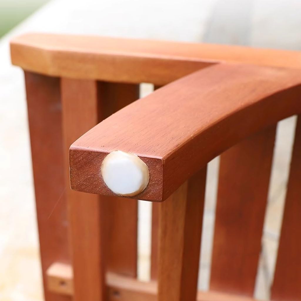 Patio Benches for Outdoors Outdoor Solid Wood Lounge Bed, Scenic Seaside Pool, Hotel Courtyard Garden, Beach Vacation Chair Garden Benches for Outdoors