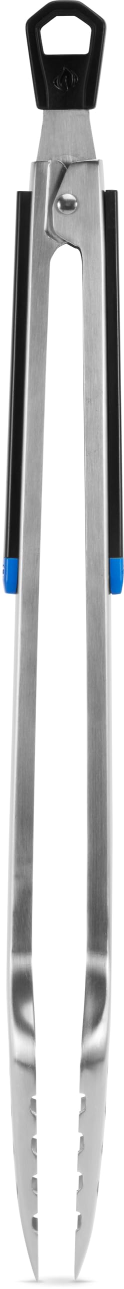 Napoleon® Accessoire de barbecue – GATL004 – Pince à gril, mécanisme de verrouillage, extrémités rainurées, poignée antidérapante, aspect suspendu pour le rangement