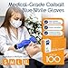 Inspire Cobalt Blue Nitrile Disposable Gloves | 4.5 Nitrile Safety Medical Exam Cooking Cleaning Disposable Gloves (Blue - Box of 100, XL)