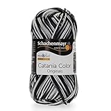 Lieferumfang: 1x Schachenmayr Catania Color, 50g / Hochwertige Strickwolle aus der mix&knit Summer Edition / Garn erhältlich in verschiedenen Farben / Maschenprobe: 10x10 = 26Mx36R