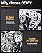 OCPTY Alternators Alternator 2004-2009 for Chevrolet for Malibu,12V 115Amp 6-Groove Pulley Replaces 11069 AVA0063 15270802 15794597