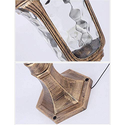 Éclairage de pilier de chemin en aluminium moulé lampadaire E27 - 8