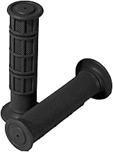 モトベース（MOTO BASE） バイク用ラバーハンドルグリップ 22.2mm(7/8)用 オフロードタイプ｜非貫通｜汎用｜MBGLP-05｜ブラック