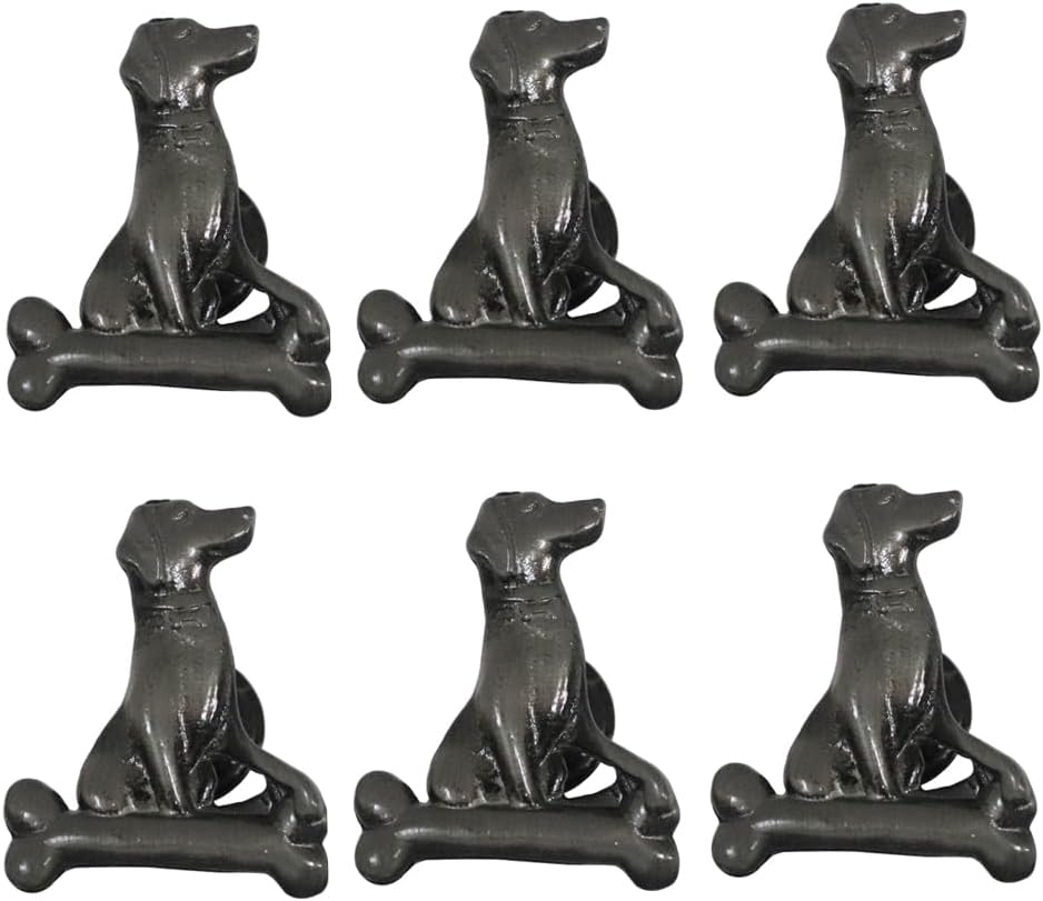 Cabinet Door Pulls, 6 Pcs Animal Dresser Knobs,Cabinet Door Handles Furniture Door Cabinet Cupboard Drawer Closet Wardrobe Bedside Table Hardware Home Accessories