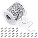 Produktbild PP OPOUNT 2,4 mm Edelstahl Kugelkette Kugelkette inkl. 1 Rolle 48 Fuß Kugelkette Kugelkette Perlen 30 Stück passende Verbinder