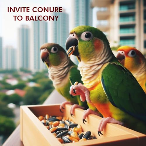 Image of Boltz Best Bird Food for Conures, Natural and Healthy Premium Seed Mix for Conure Parrot, Daily Birds Treat for Conures, Complete Nutrition to All Life Stages (1 KG (Pack of 5))