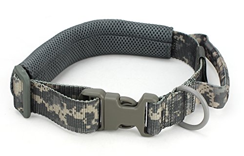 Millitary Tactical Nylon Adjustable Dog Collar Hunting Airsoft Paintball Dog Training Accessories