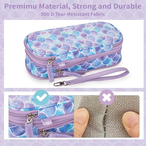 Atripack BD03-1 Pencil Case For Gils Big Capacity High Large Storage Pouch Bag Marker Pen Case Stationery Bag Travel Holder School College Office Organizer For Kids Men Women Adult Teens thumb #6