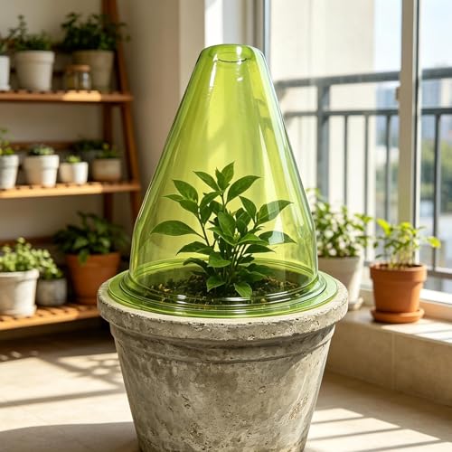 Campana para jardín de 24 piezas de plástico reutilizable para plantas 3