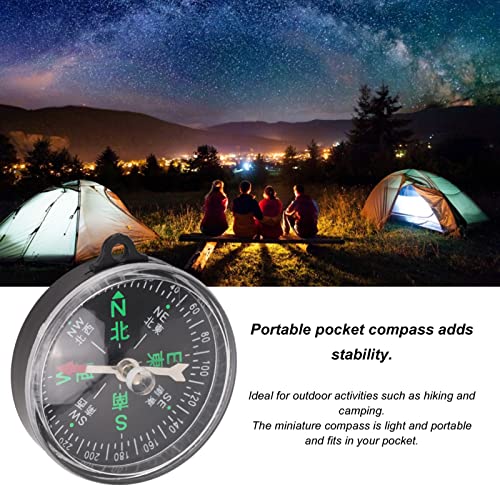 Brújula portátil mini ligera y precisa para camping miniatura 5