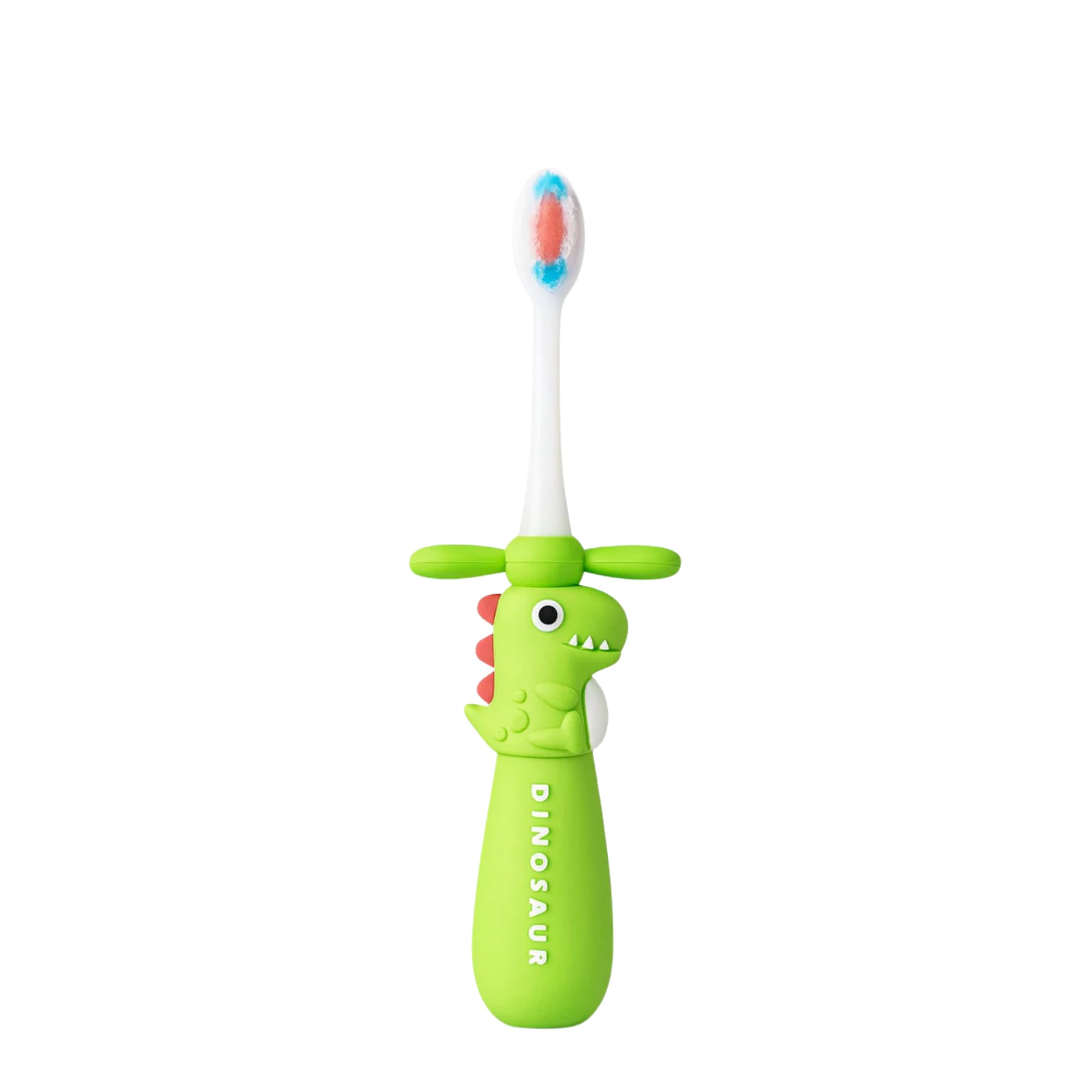 Kids Toothbrush Cartoon Design, Ultra Soft Manual Toothbrush for Toddlers and Children 3-12 Years, Extra Microfiber Bristles for Gentle Cleaning, Boys and Girls Toothbrush with Non-Slip Comfortable Handle (Green Twisty Dino)-image-49