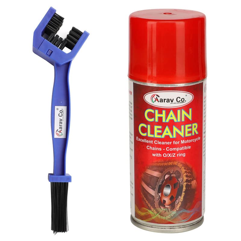 Aarav Co. Chain Cleaner 150ML with 1 Unit Blue Chain Cleaner Brush-picture-10
