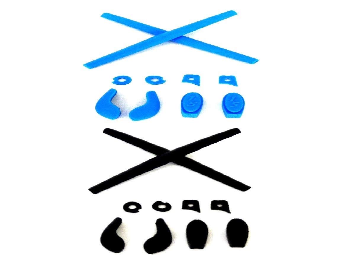 Galaxylense Unisex S Galaxy Nose Pad & Earsock Rubber Kit For Oakley Juliet,Penny,Mar Black/Blue Ize: Regular