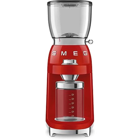 Smeg CGF01RDEU Coffee Grinder, red 