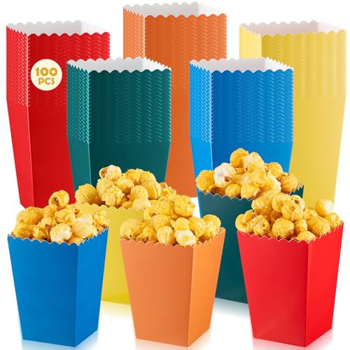 Seaux à popcorn réutilisables boîtes à maïs soufflé pour anniversaire