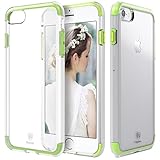 iPhone 7 Case, [Guards] [Transparent] [Scratch Resist] [Shockproof] [Durable Drop Protection] TPU Bumper Case Cover for Apple iPhone 7 - Neon Green