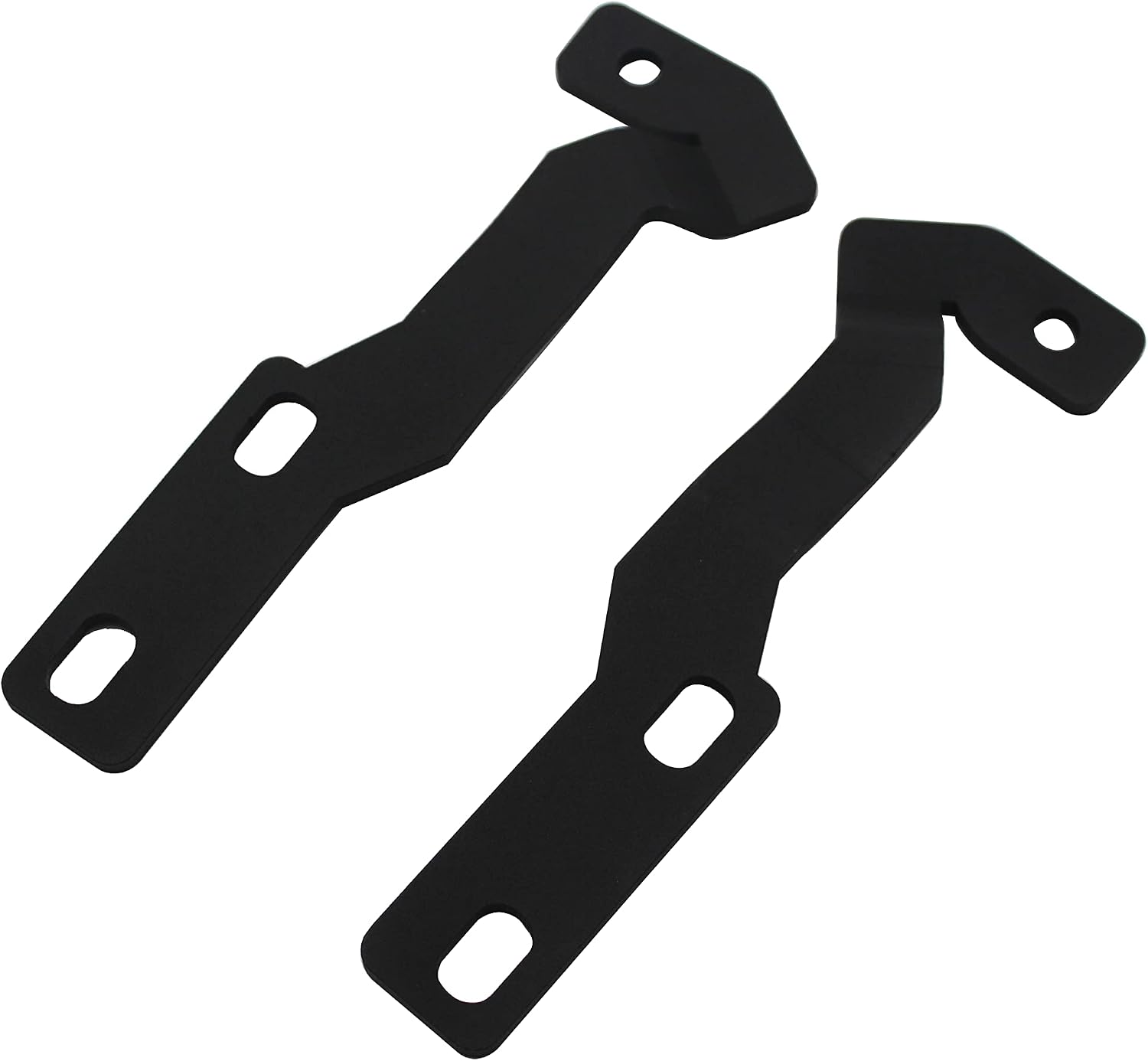 GREATUS LED Light Pod Metal Hood Hinge Ditch Mount Bracket Kit Hood Light Brackets Compatible with Toyota Tacoma 2016-2021 - Black