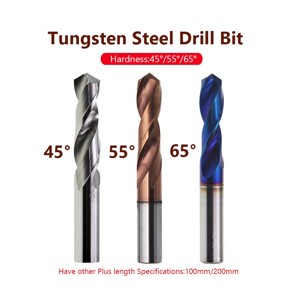 2 Brocas Carburo Cementado 7mm - Para Metal, Acero Inoxidable, Aluminio, Uso Con Taladro