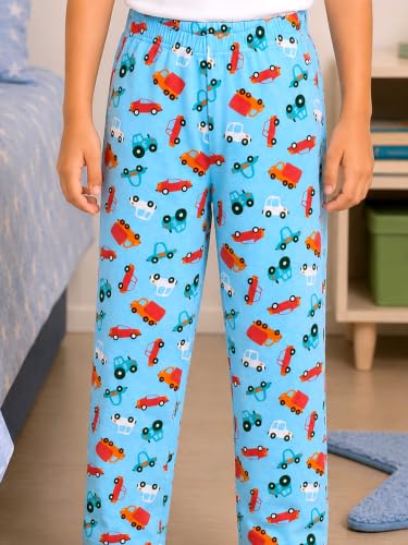 Image of KiddoPanti Boys Printed Pyjama | 100% Cotton Single Jersey Fabric | All Over Printed Design | Relax Fit & Ankle Length | Pyjama Pant