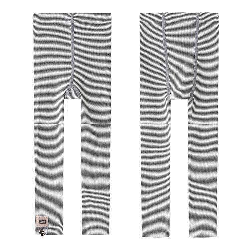 HowJoJo Girls Cotton Legging Pants Stripes Ankle Length Cartoon Tights2