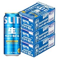 Amazon.co.jp: サントリー生ビール 350ml 24本 [6缶包材なし