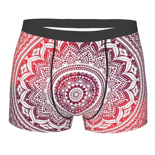 CUTEDWARF Indian Hippie Mandala Men's Underwear Boxer Shorts Men Boxer Briefs Mens Printed Brief