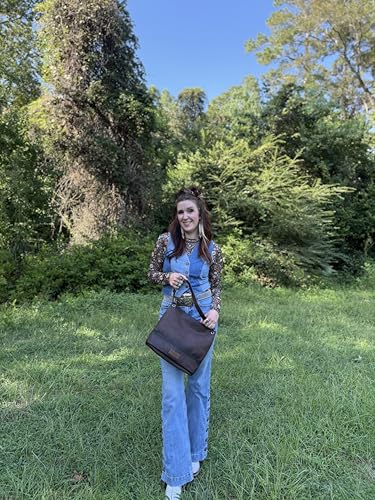 Image of Wrangler Hobo Bags for Women Vegan Leather Top Handle Shoulder Purses and Handbags