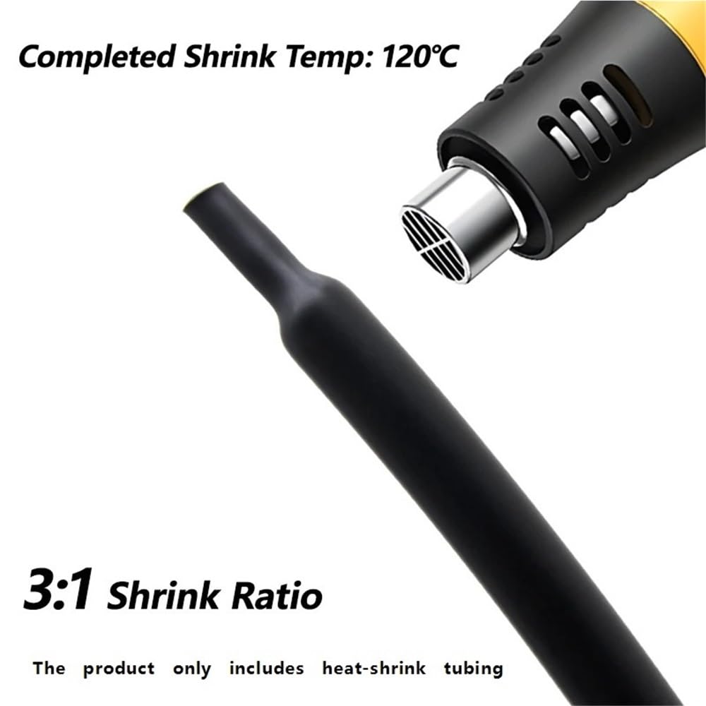 Guaina termorestringente impermeabile, Guaina termorestringente con rivestimento adesivo in poliolefina a doppia parete 3:1, dimensioni multiple(50MM*3METERS)