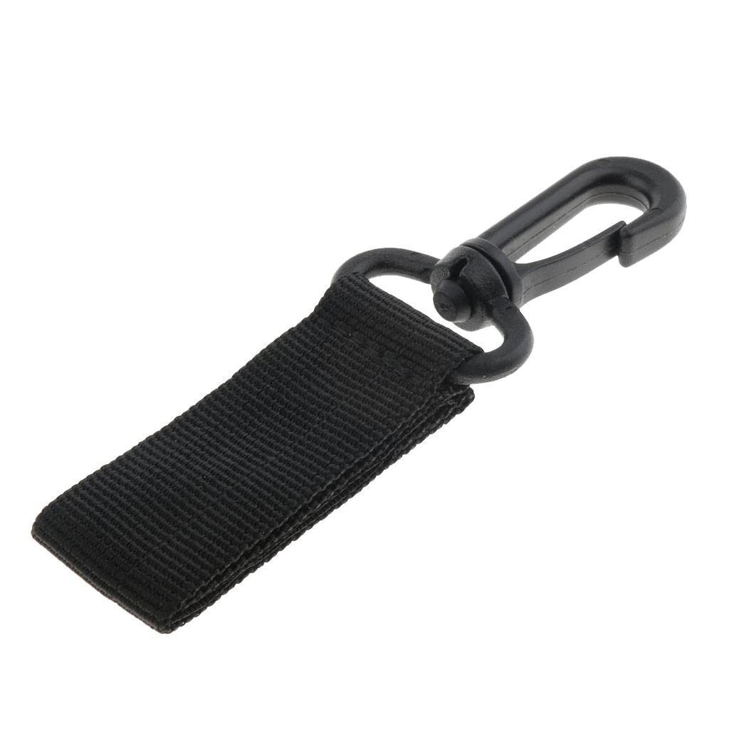 Mousqueton en nylon avec boucle Molle pour accrocher une ceinture Vert militaire Type 2
