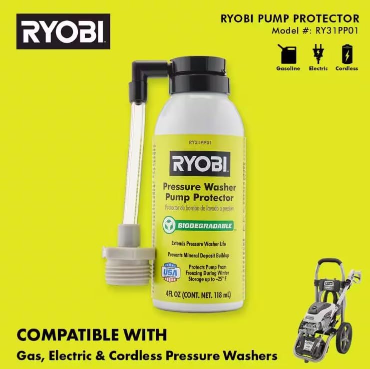 4 OZ. Pressure Washer Pump Protector