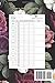 Blood Pressure Log Book: Dark Floral Weekly BP Journal, Daily 2 Year (104 weeks) Personal Tracker Diary - 4 Readings Per Day for BP Record & Monitoring - Journal For Women, Small Size - 6