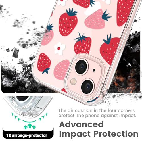 Coque iPhone 15 transparente antichoc avec fleur fille - 3
