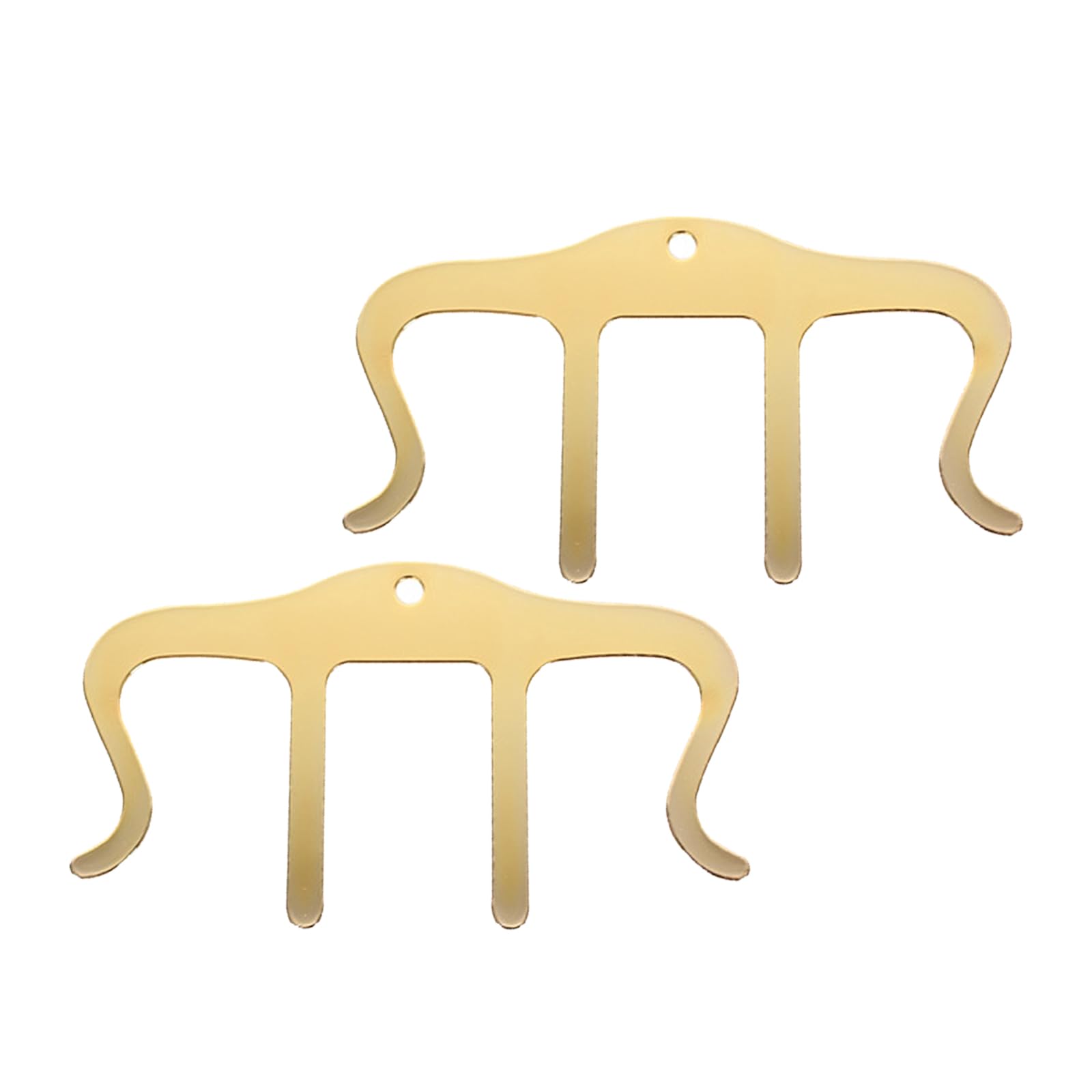 2 Pack Metal Music Book Clips Page Holders for Reading, Sheet Music Stand, Piano, Book & Keyboard Ideal for Musicians (Gold) — image 1