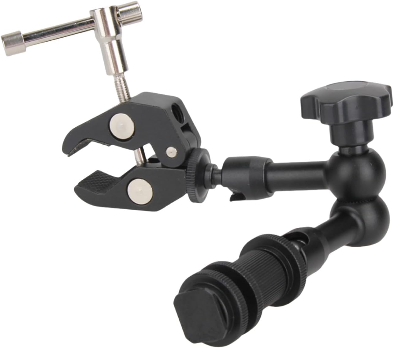 Super Crabbing Clamp With 1/4inch 3/8inch Thread Hole Cold Shoe Mount Arm For Monitor Stand Led Video Light Clamp Camera Mount Super Crabbing Clamp With 1/4inch 3/8inch Thread Hole Cold Shoe Mount Arm For Monitor Stand Led Video Light Clamp Camera Mount