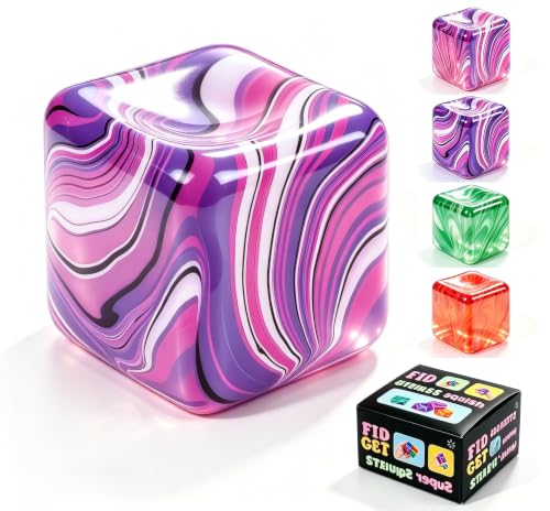 1 Pack Fidget Toys Squishy Stress Cube, Stress Balls for Kids Adults Squishies Stress Relief, Sugar Sensory Toys for Kids with Autism, Fidgets for Classroom Prize Toys