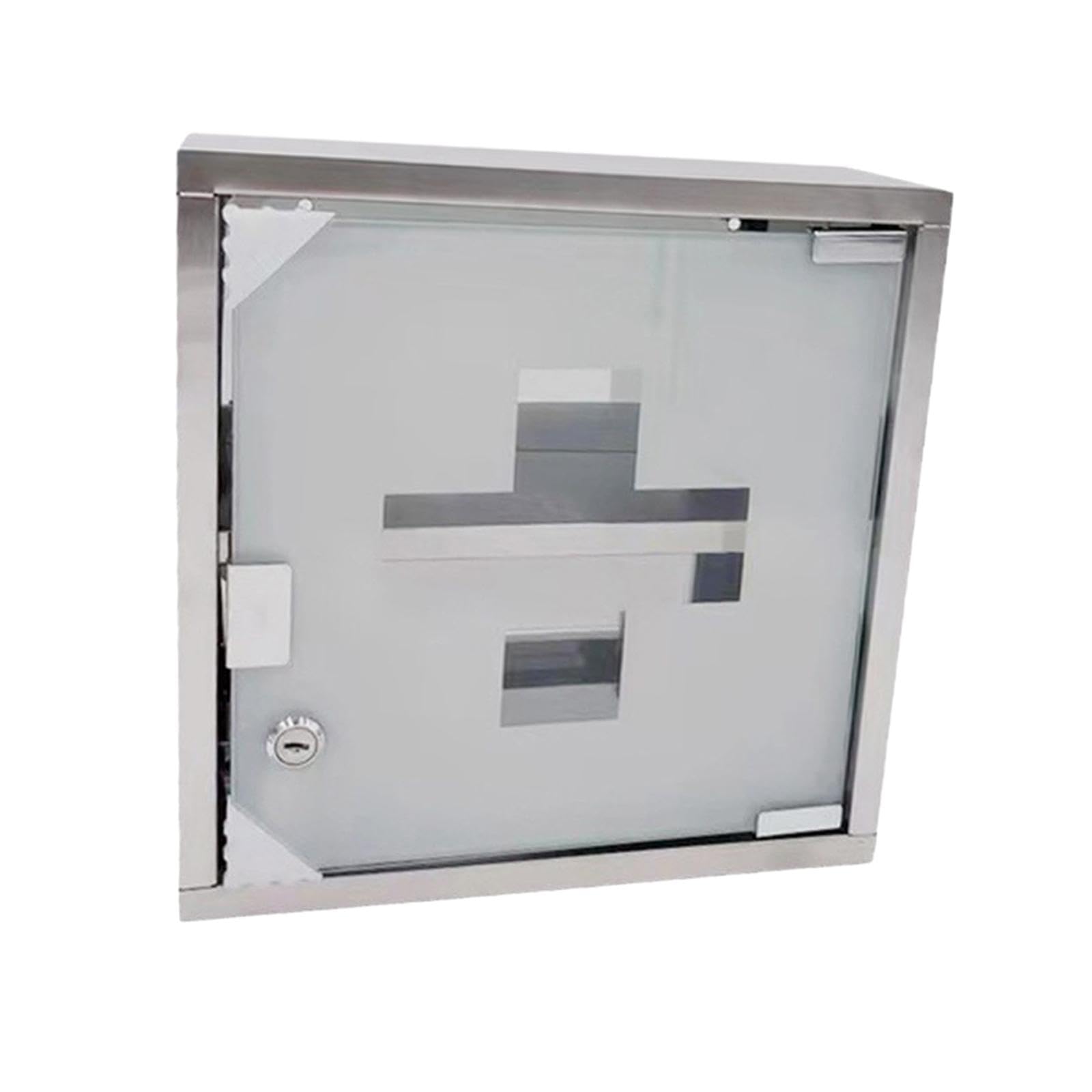 Organizador de pared para botiquín médico, duradero, de gran capacidad, de doble capa, mantiene los suministros seguros, botiquín médico de