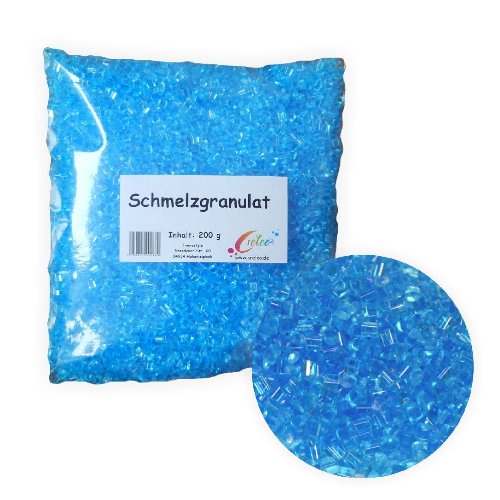 Preisvergleich Produktbild Creleo Schmelzgranulat - Schmelzolan 200g hellblau