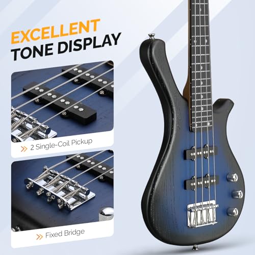 Glarry 101 4 String Electric Bass Guitar thumb #2