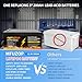 MFUZOP 12V 300Ah LiFePO4 Lithium Battery Integrated 200A BMS 8000+ Cycling Deep Cycle Li-Ion Battery MAX 3840W Power Supports series/parallel connection, great for solar, RV, boat and off-grid use