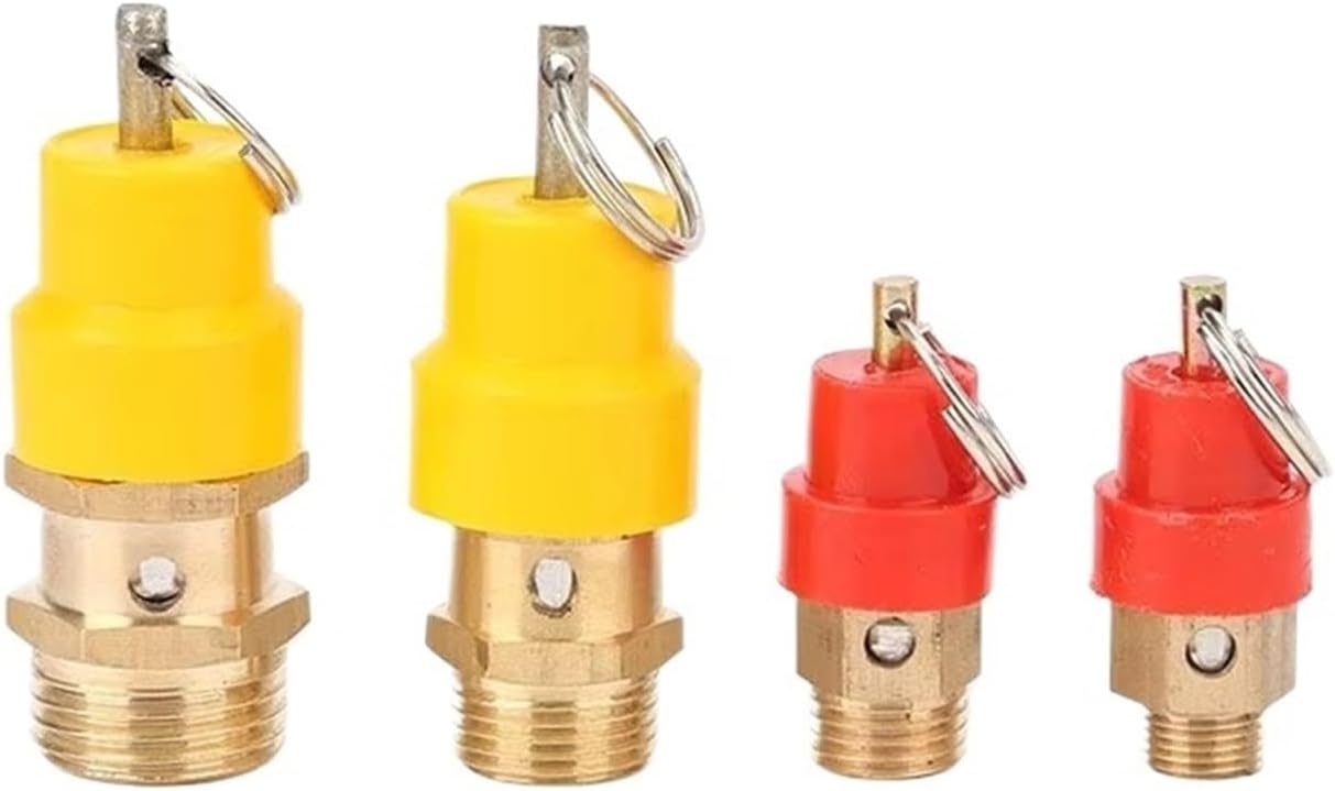 1/8" 1/4'' 3/8" 1/2" BSP 8kg 120Psi Air Compressor Safety Relief Valve Pressure Release Regulator(04)