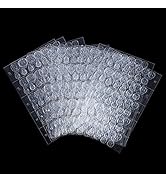 ANGGREK 600Pcs (50Sheet) Atmungsaktives Gelee Doppelseitige Klebestreifen Kleber Falscher Nagelkl...