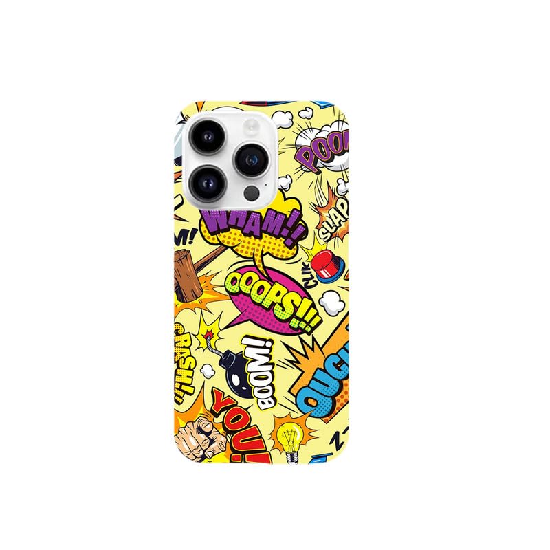 Krafters - Ooops 3D Printed Hard case/Mobile Cover for iPhone 14 Pro Multicolor