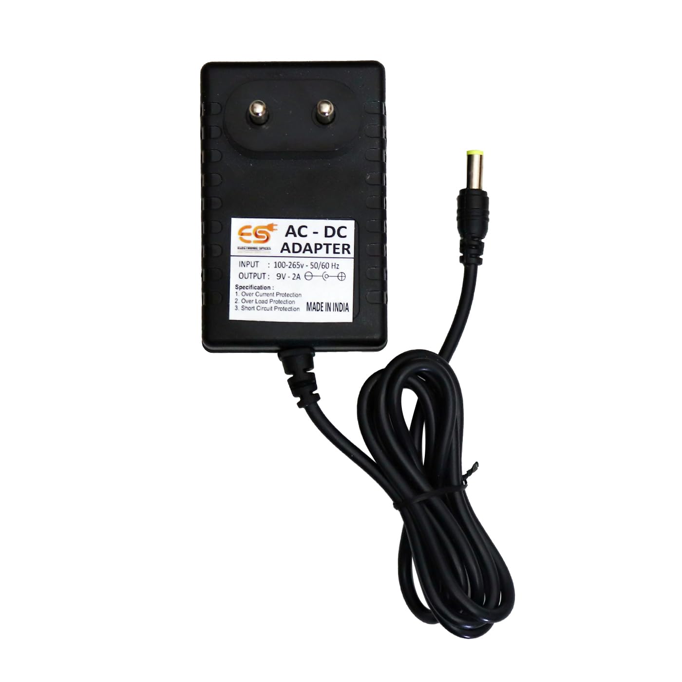 Electronic Spices 9v 2a Dc Power Supply Adapter with 5.5mm X 2.5mm Male Plug Pin Connector (B0BNDWZ5D5) Amazon Price History, Amazon Price Tracker