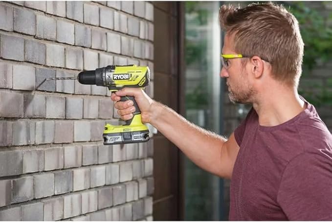 Ryobi P277 One+ 18 Volt Lithium Ion 1/2 Inch 2-Speed Drill Driver (18 Volt Batteries Not Included/Power Tool Only),Green,