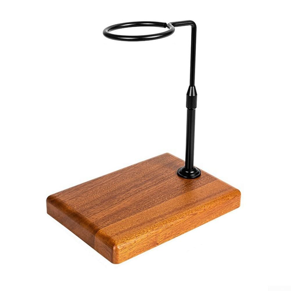 Stand per caffè Filtro in Lega Alluminio per robusto 22cm Stand(Round-Black)
